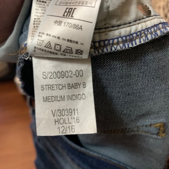 Women’s GAP, 1969 boho/western stretch bootcut blue jeans/ 33R/ US size 14-16 - Picture 8 of 14